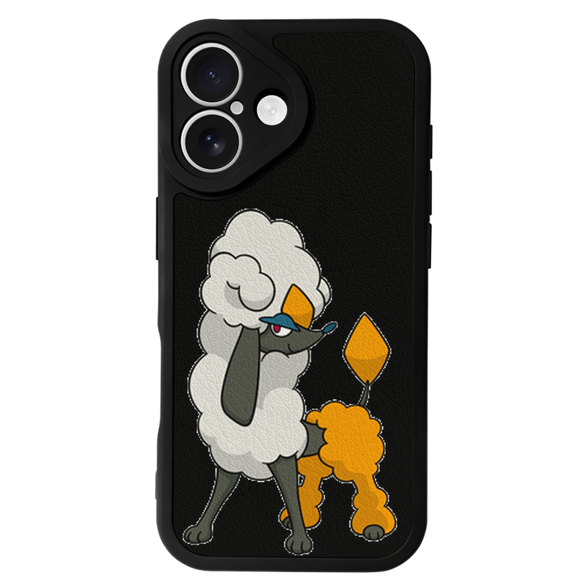 （画像用） ポケットモンスター Pokémon 【iPhone 16シリーズ対応】シリコンスマホケース（レザー調） 材質：シリコン